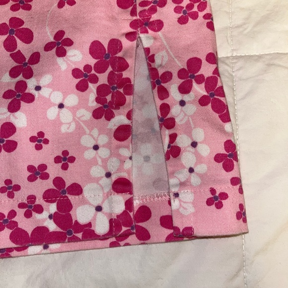 Vintage Pink Floral Mini Skirt - Picture 2 of 5